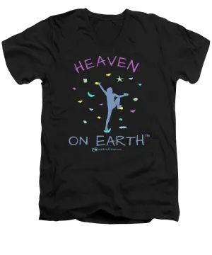 Rock Climbing Heaven On Earth - Men's V-Neck T-Shirt