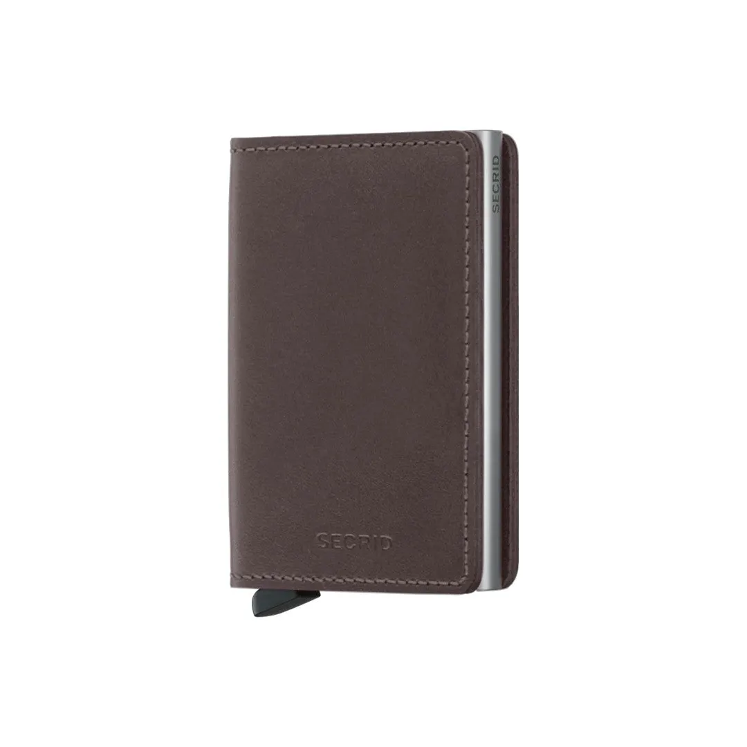 Secrid Slim Wallet Original Dark Brown