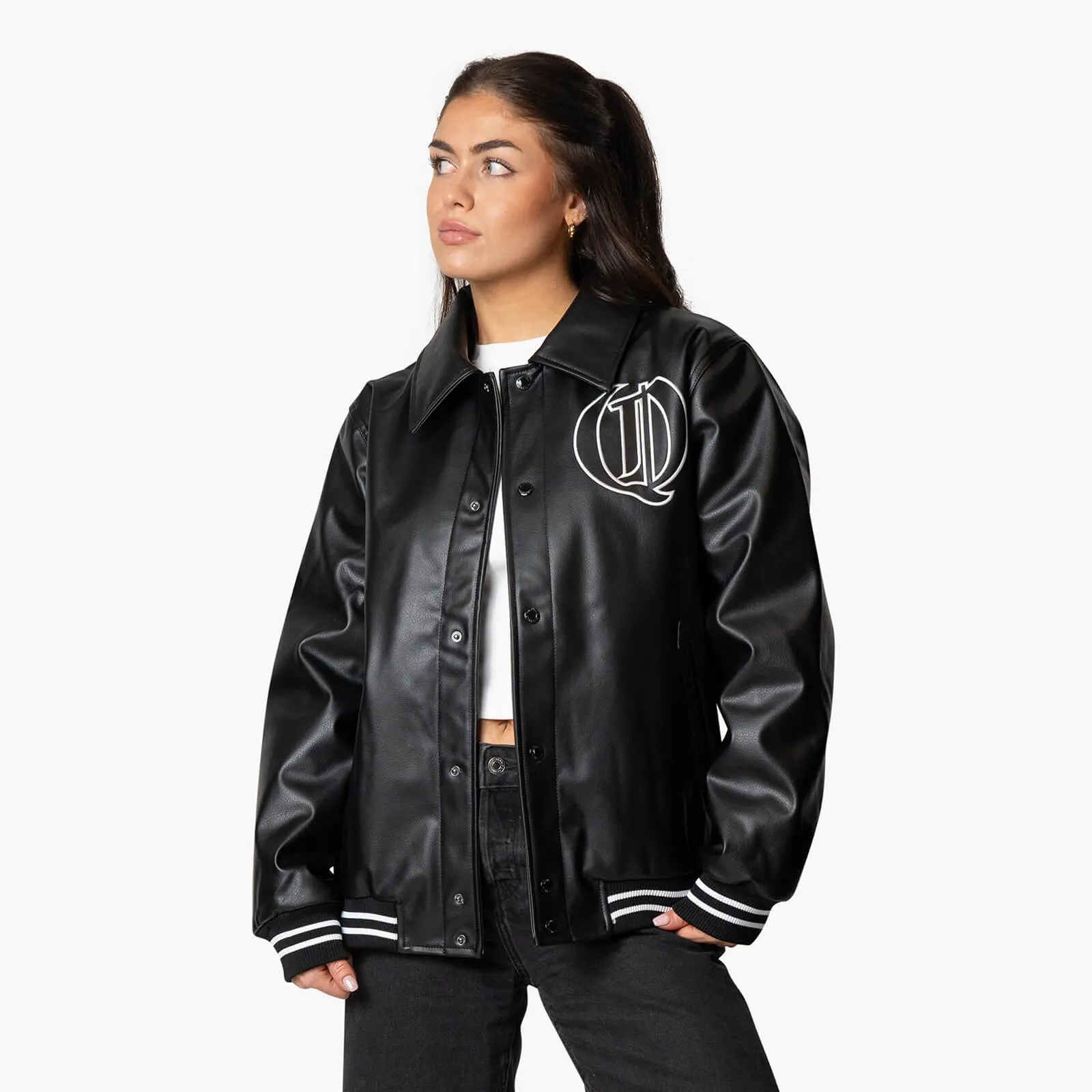 SENTINEL PU JACKET | BLACK/WHITE