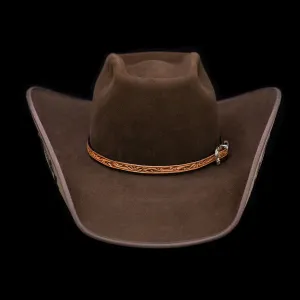 Sheridan Floral Top Grain Hatband