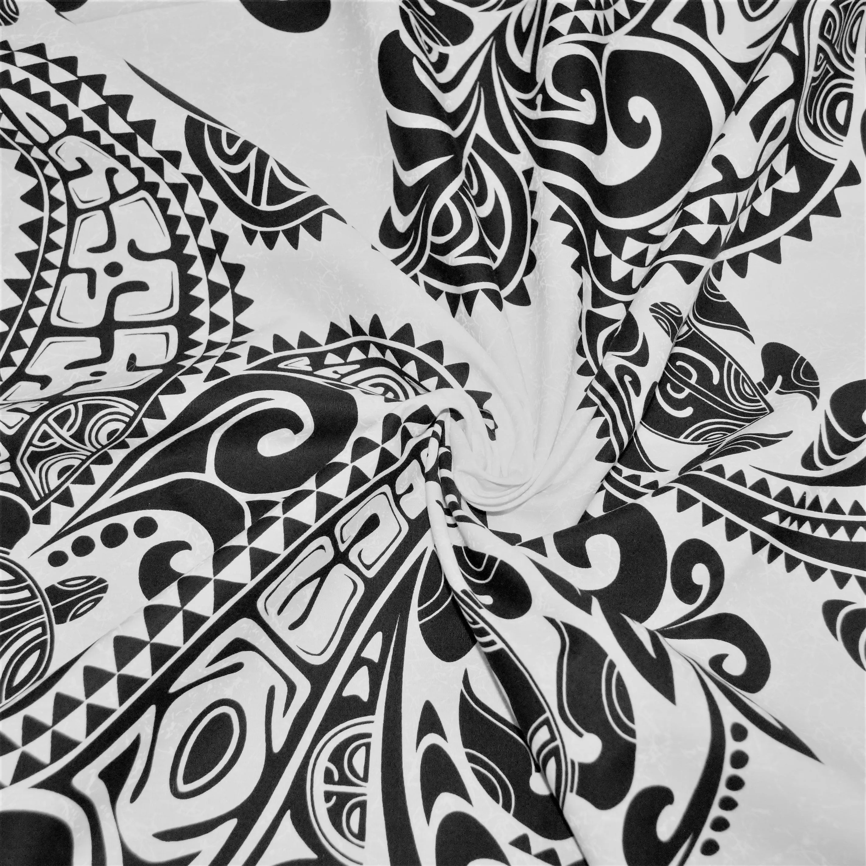 Tapa Stylized Baby Honu Black on White