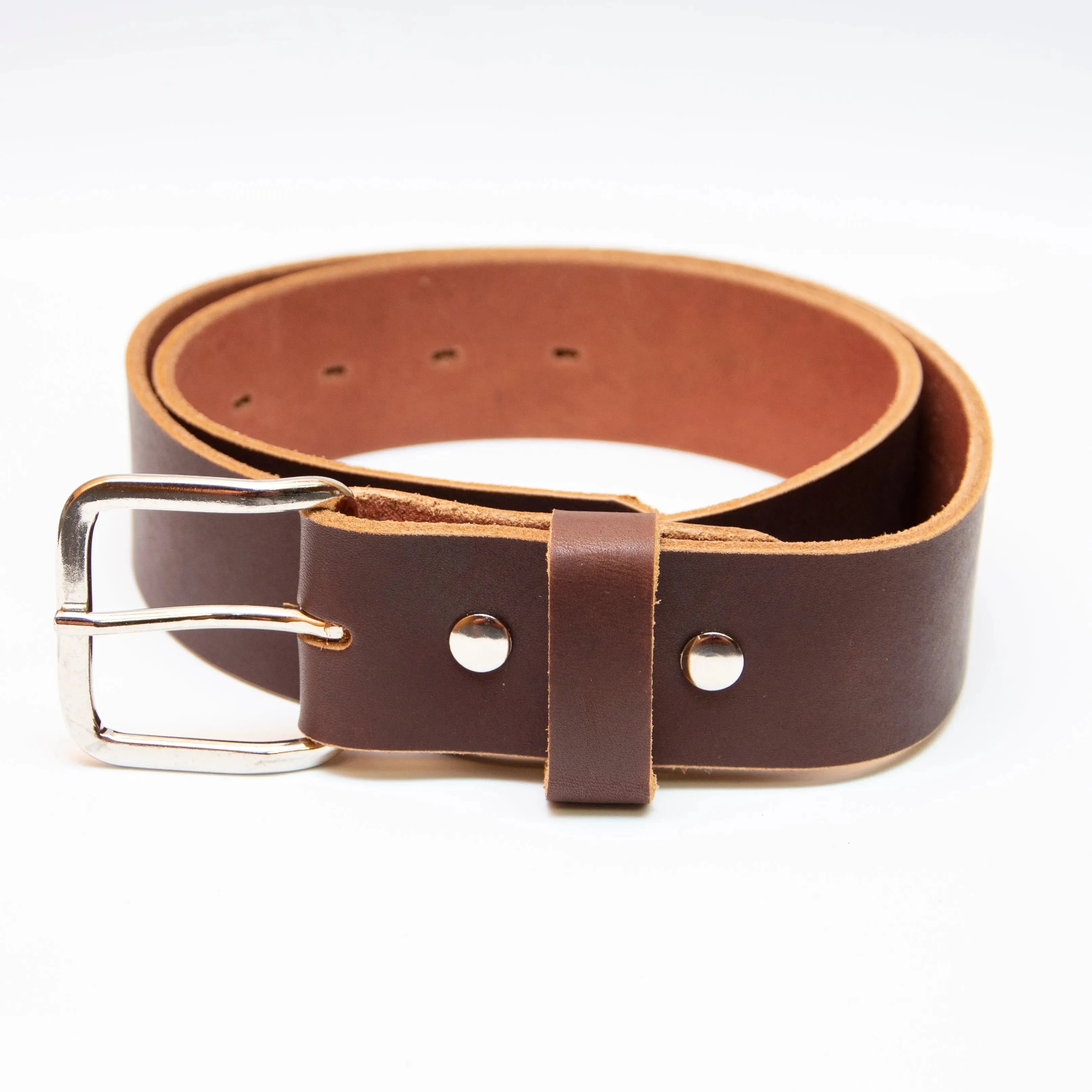 The Journeyman Leather Belt - Big Sizes