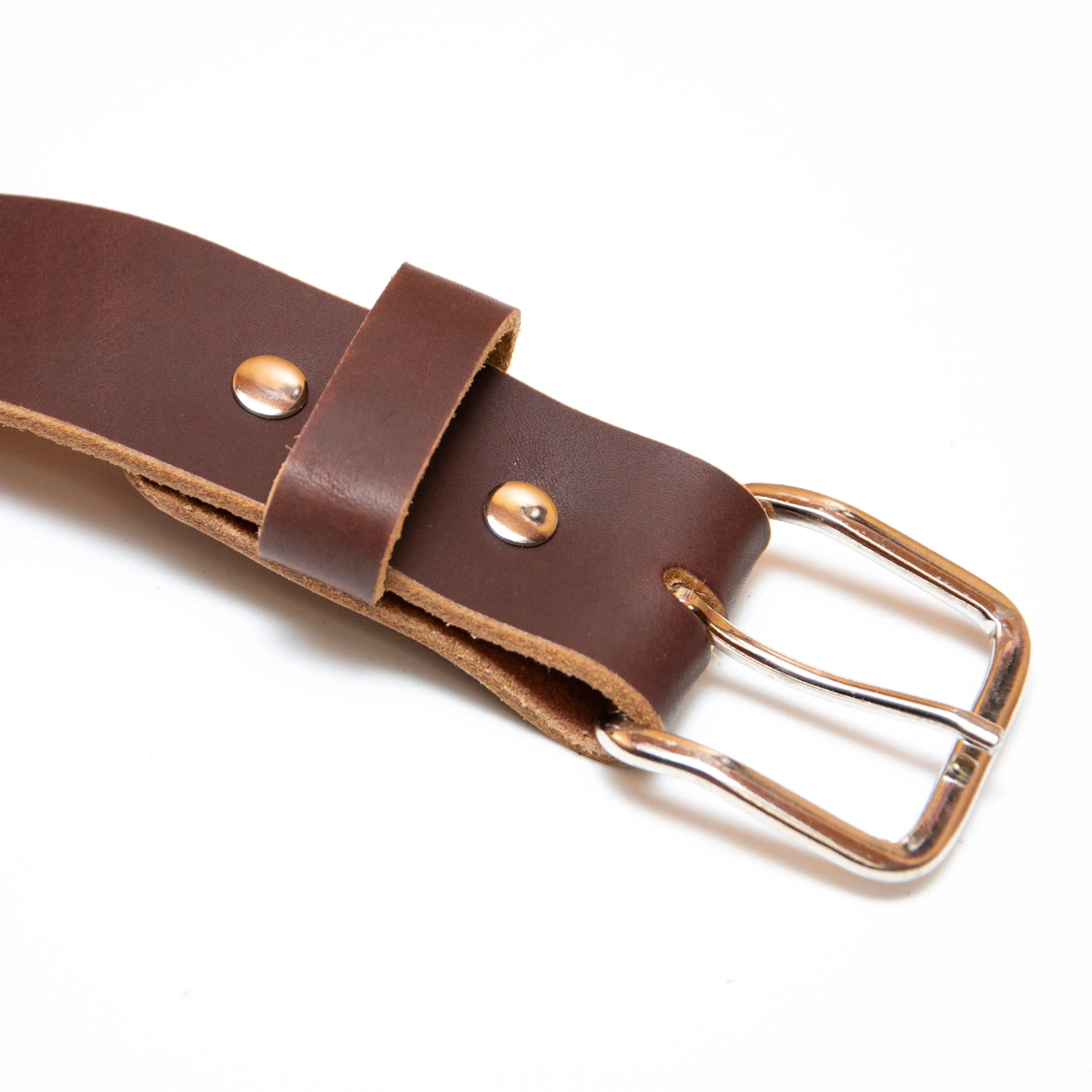 The Journeyman Leather Belt - Big Sizes