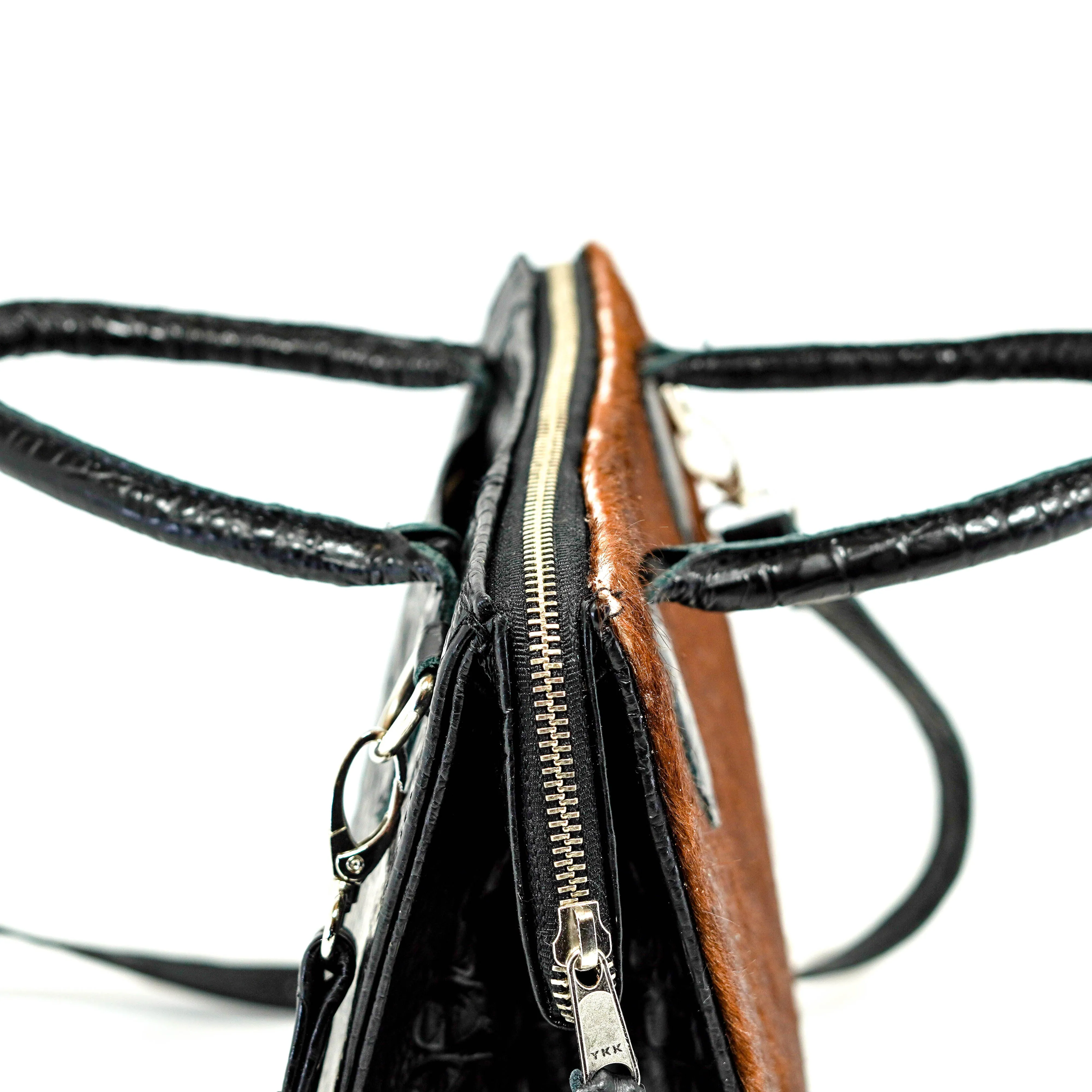 The Opry - Brindle w/ Onyx Croc