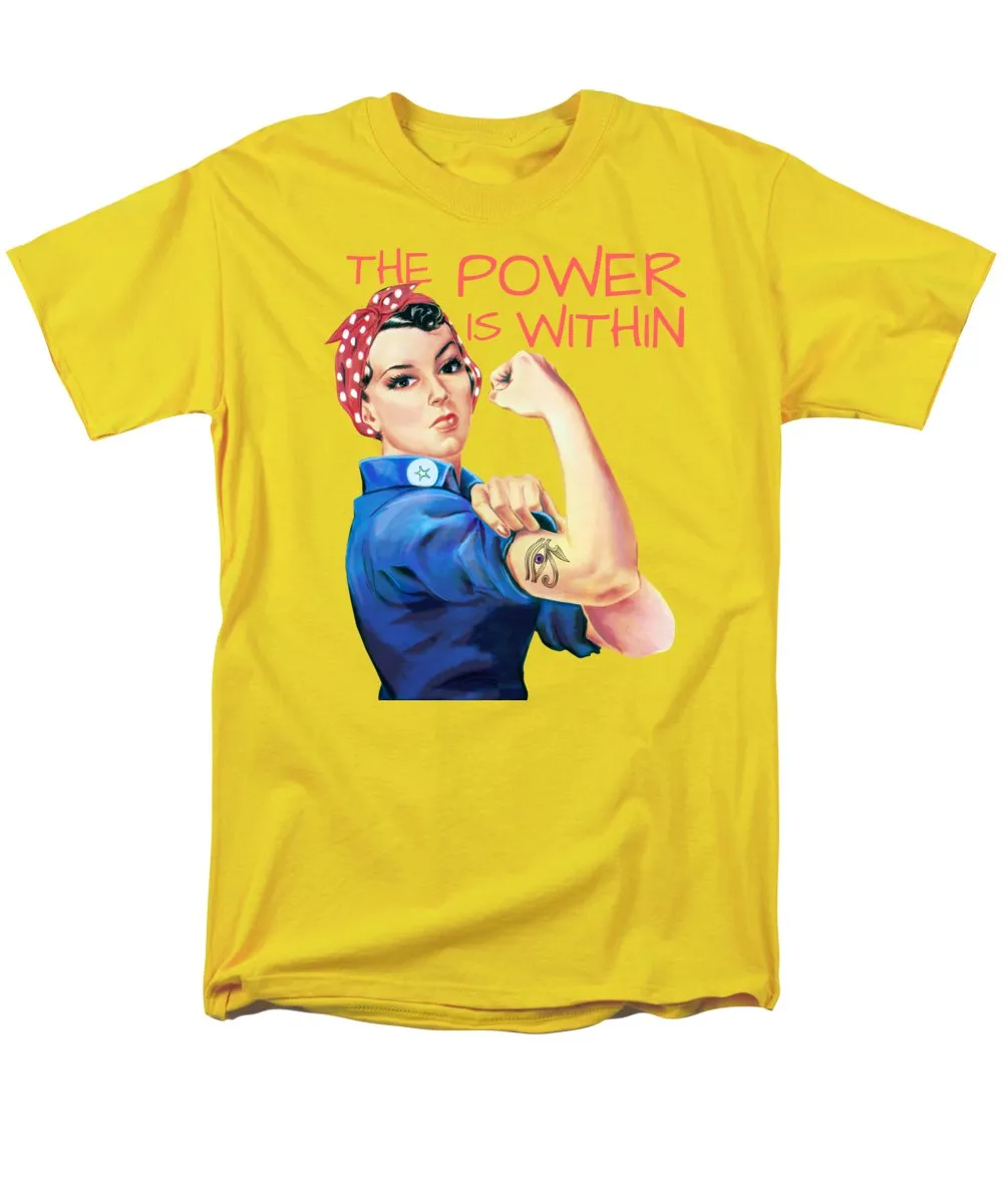 The Power Is Within - Men's T-Shirt  (Regular Fit)