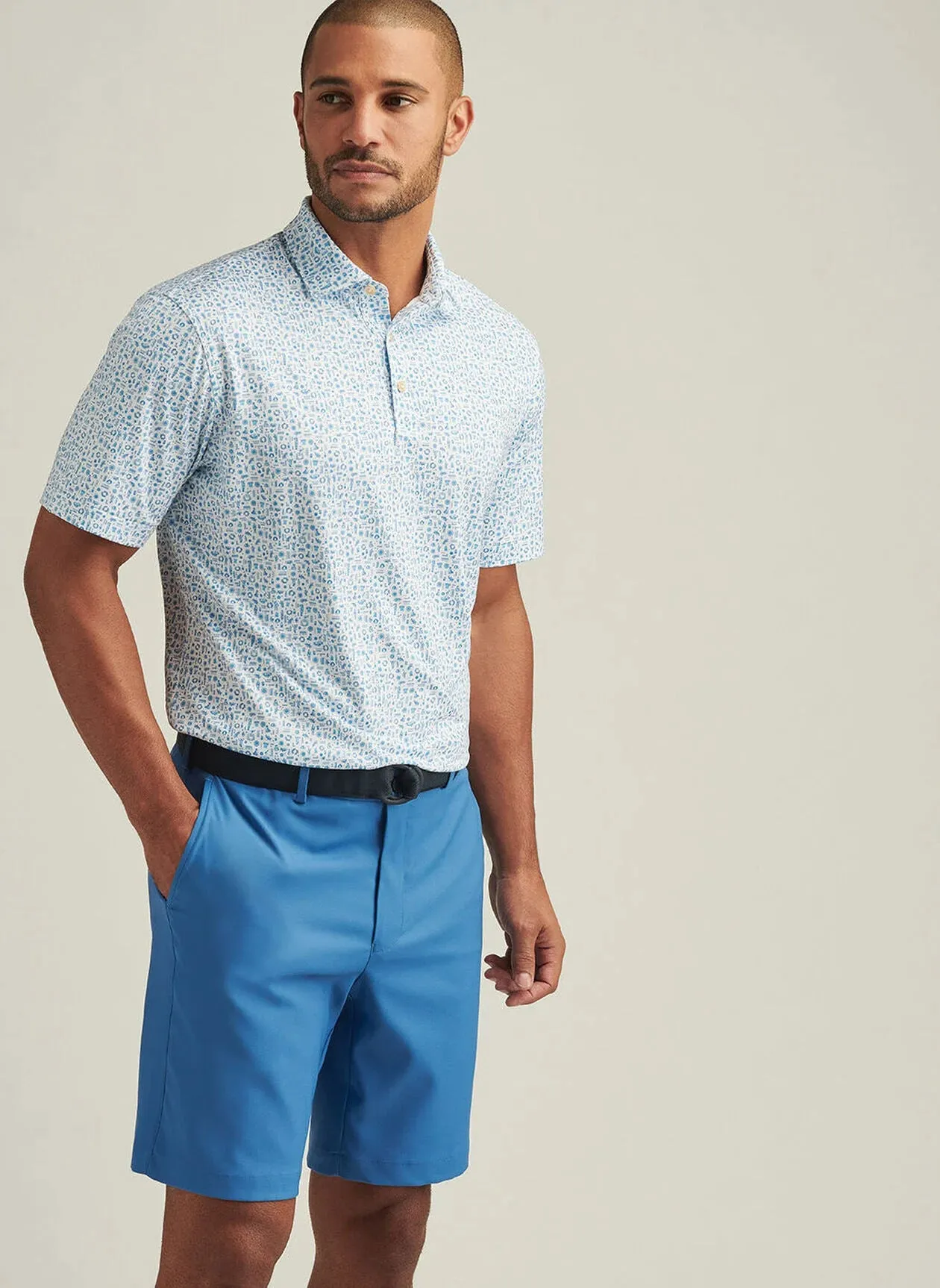 Toga Party Performance Jersey Polo (White)