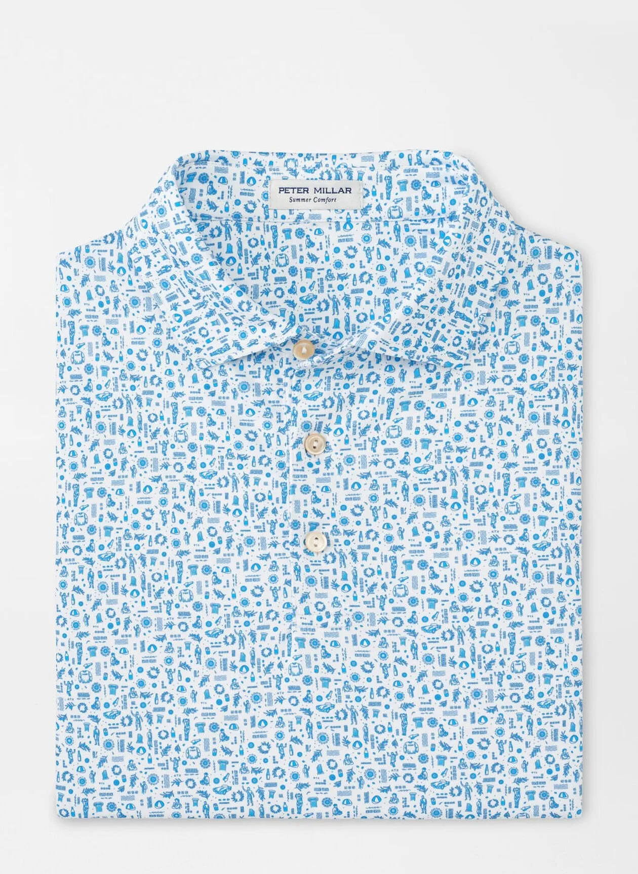 Toga Party Performance Jersey Polo (White)