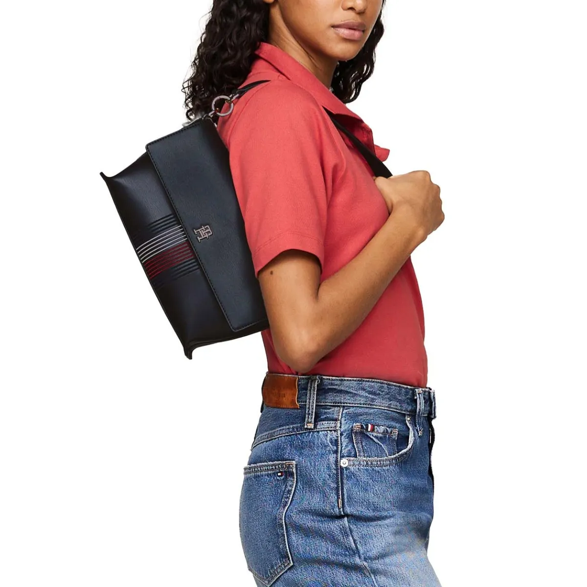 Tommy Hilfiger Distinct Shoulder Bag Corp-NVY