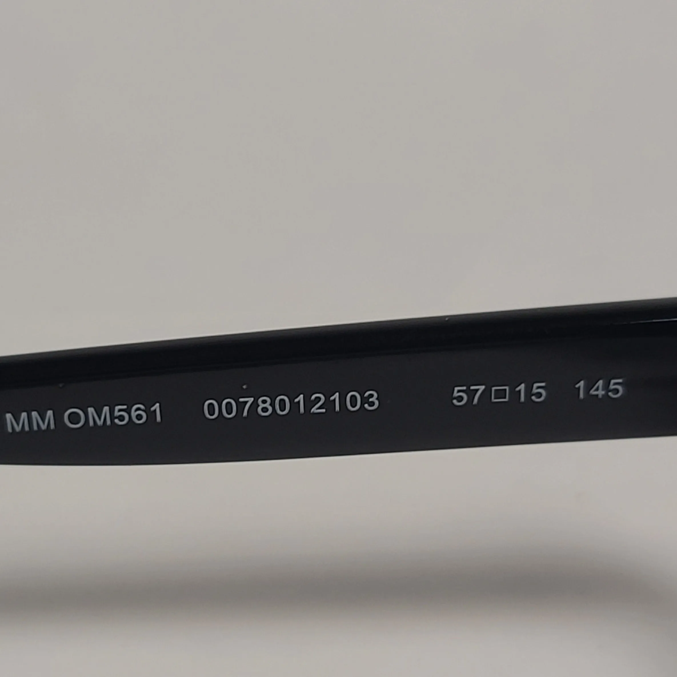 Tommy Hilfiger "Reid" MM OM561 Square Club Sunglasses Black Horn Rim Frame Gray Lens