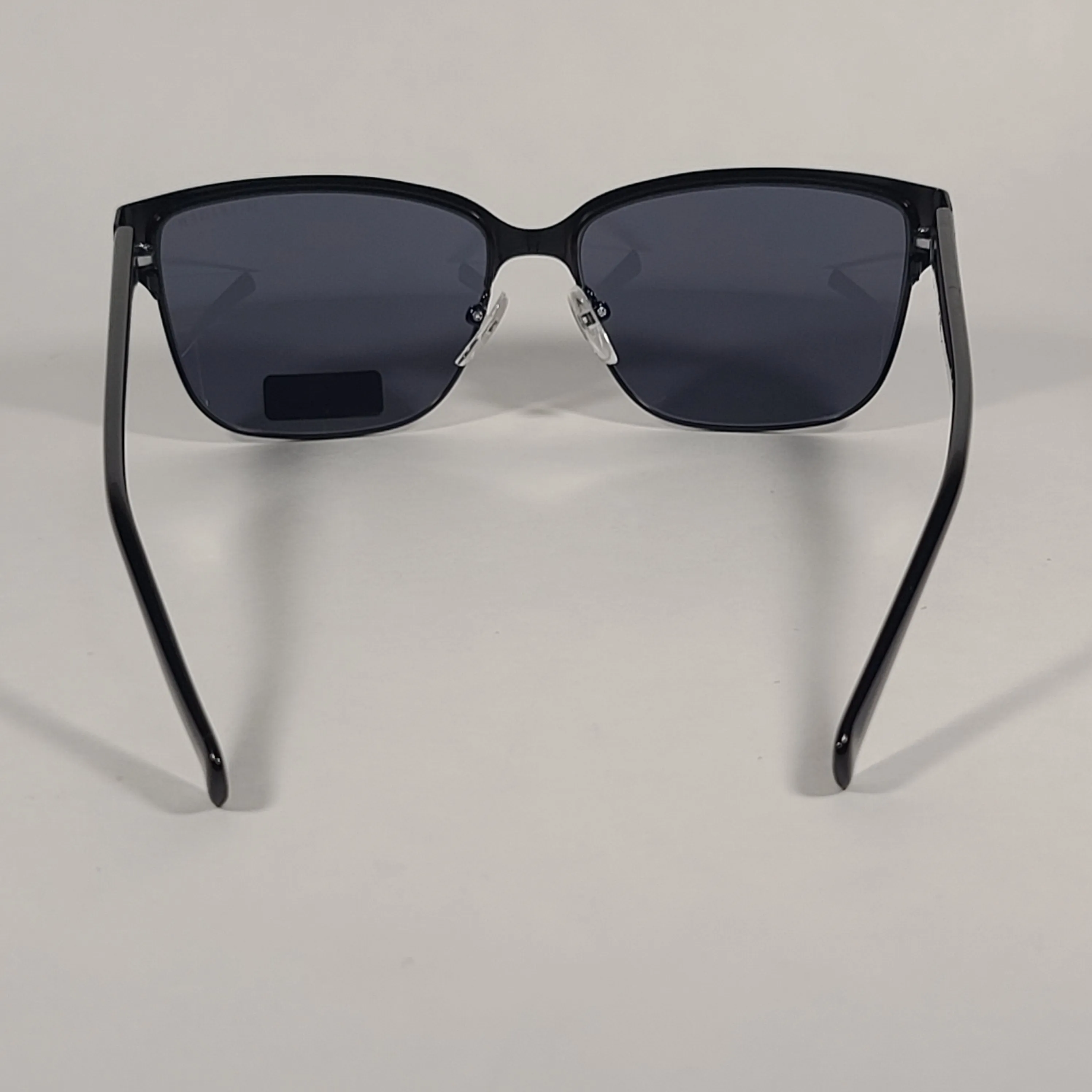 Tommy Hilfiger "Reid" MM OM561 Square Club Sunglasses Black Horn Rim Frame Gray Lens