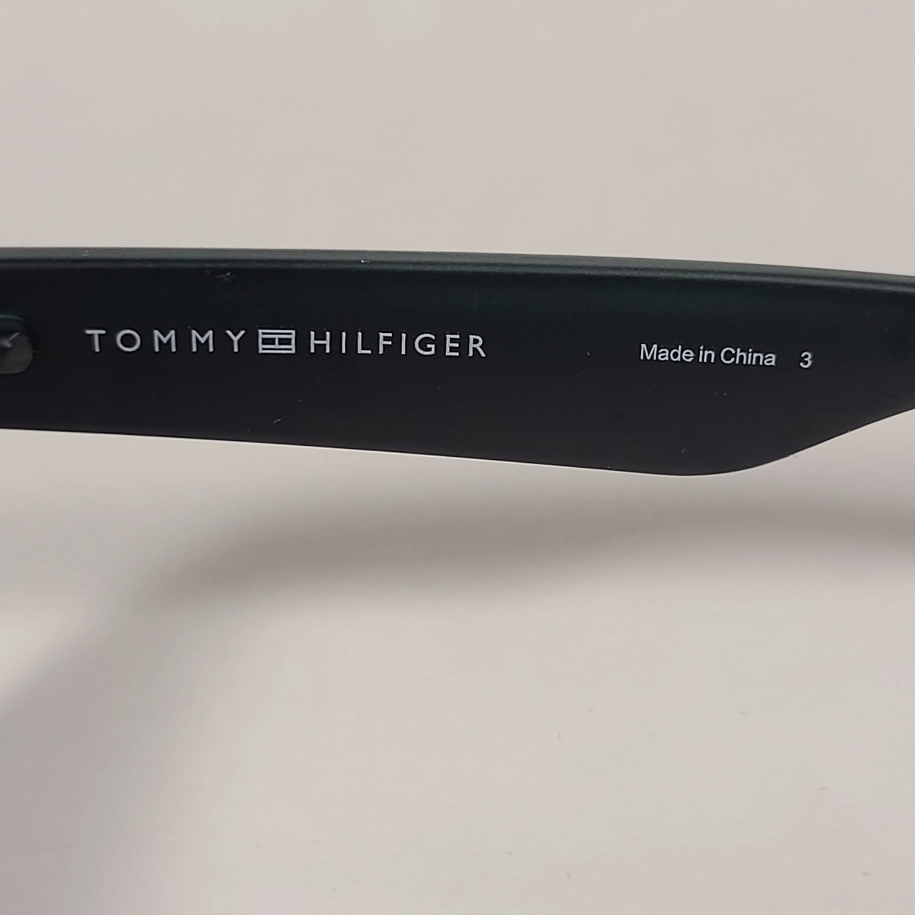 Tommy Hilfiger Tanner Square Sunglasses Matte Black And Green Gray Frame Gray Lens  TANNER MP OM302