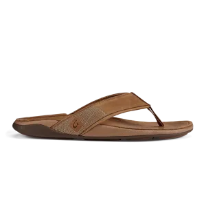 Tuahine Men's Leather Beach Sandal - Toffee