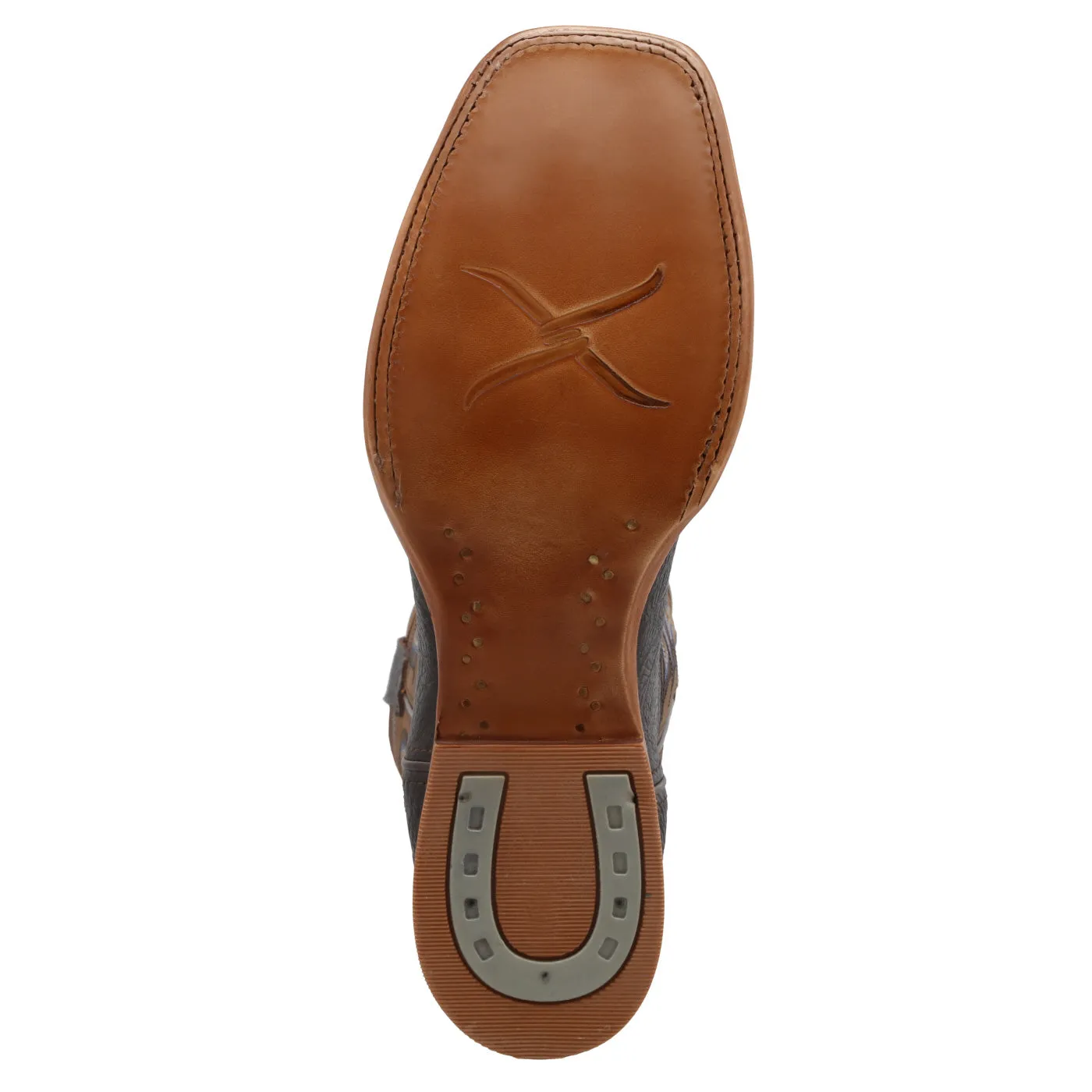 Twisted X Mens 12" Rancher - Black & Coffee