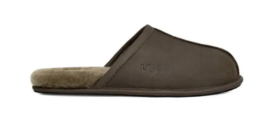 UGG- MEN'S SCUFF LEATHER SLIPPER