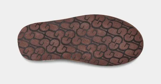 UGG- MEN'S SCUFF LEATHER SLIPPER
