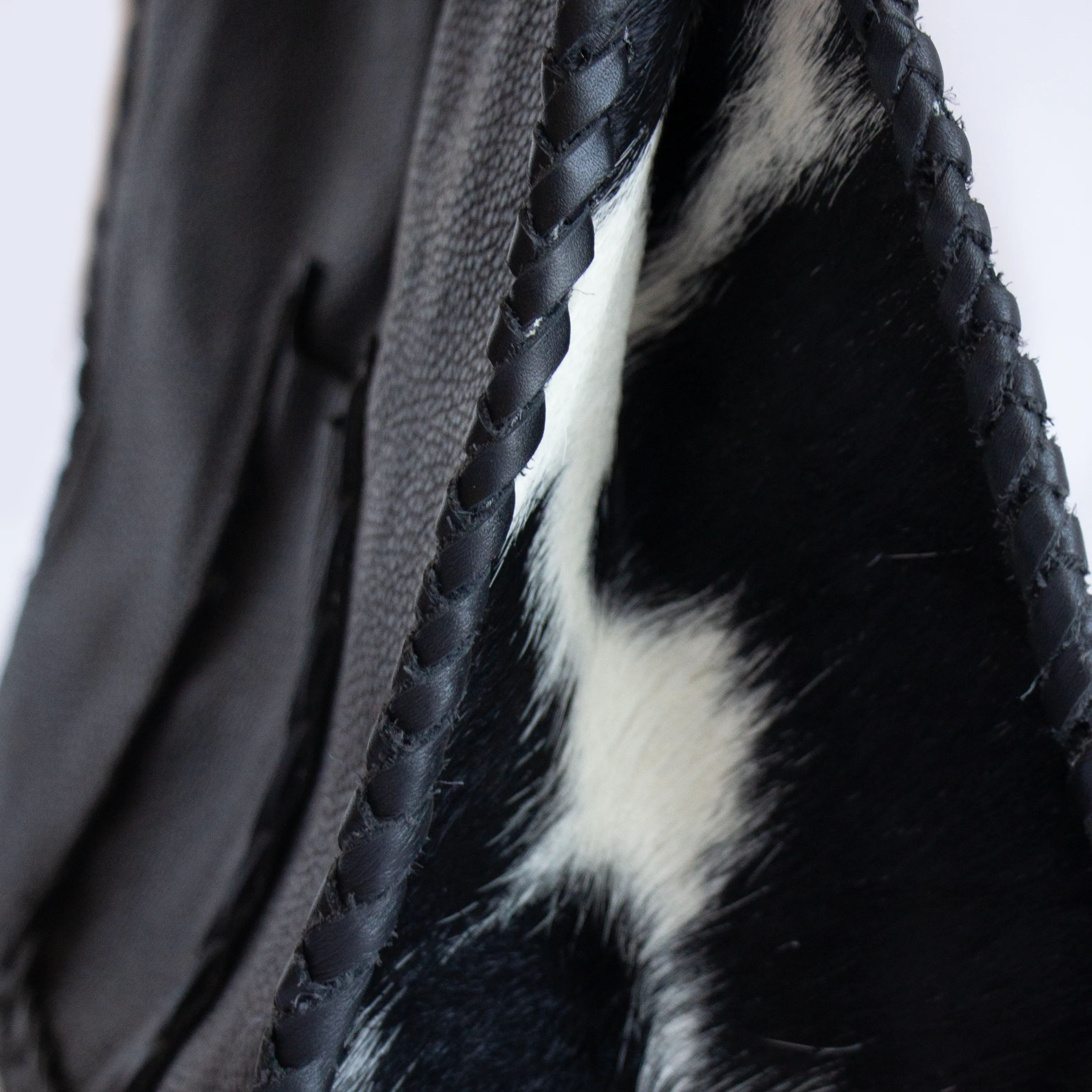 Uxmal Black Cowhide Bottom
