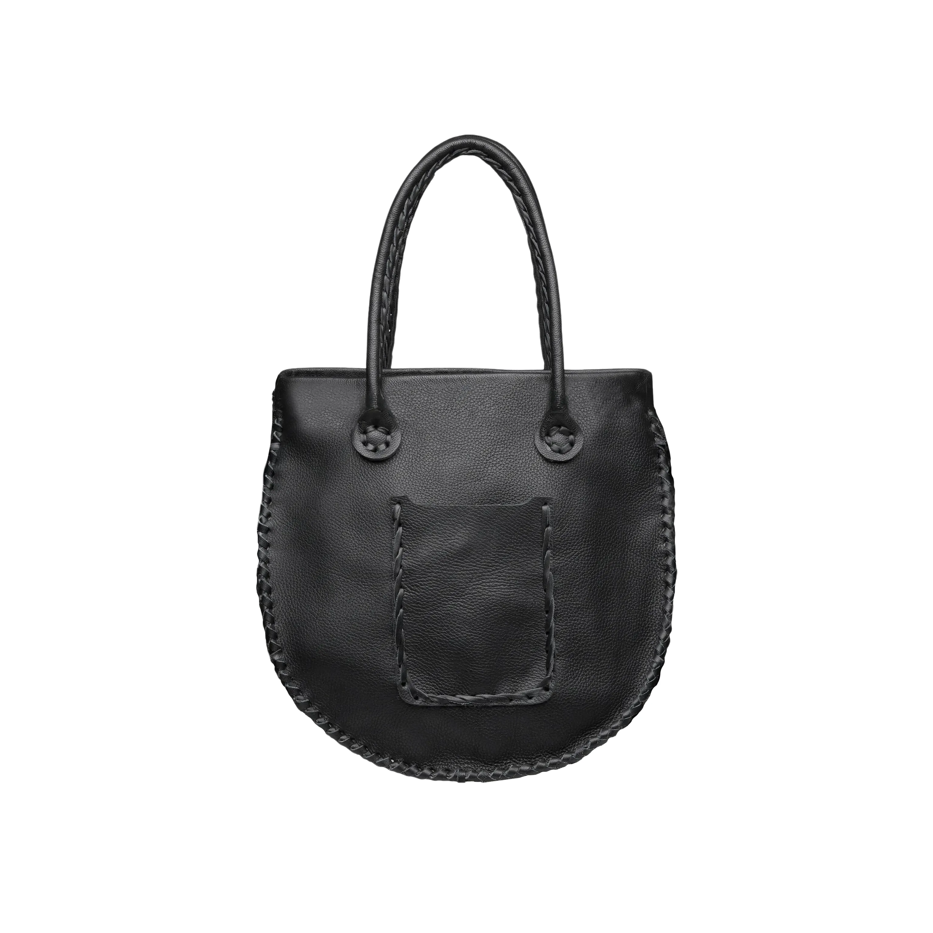 Uxmal Black Cowhide Bottom