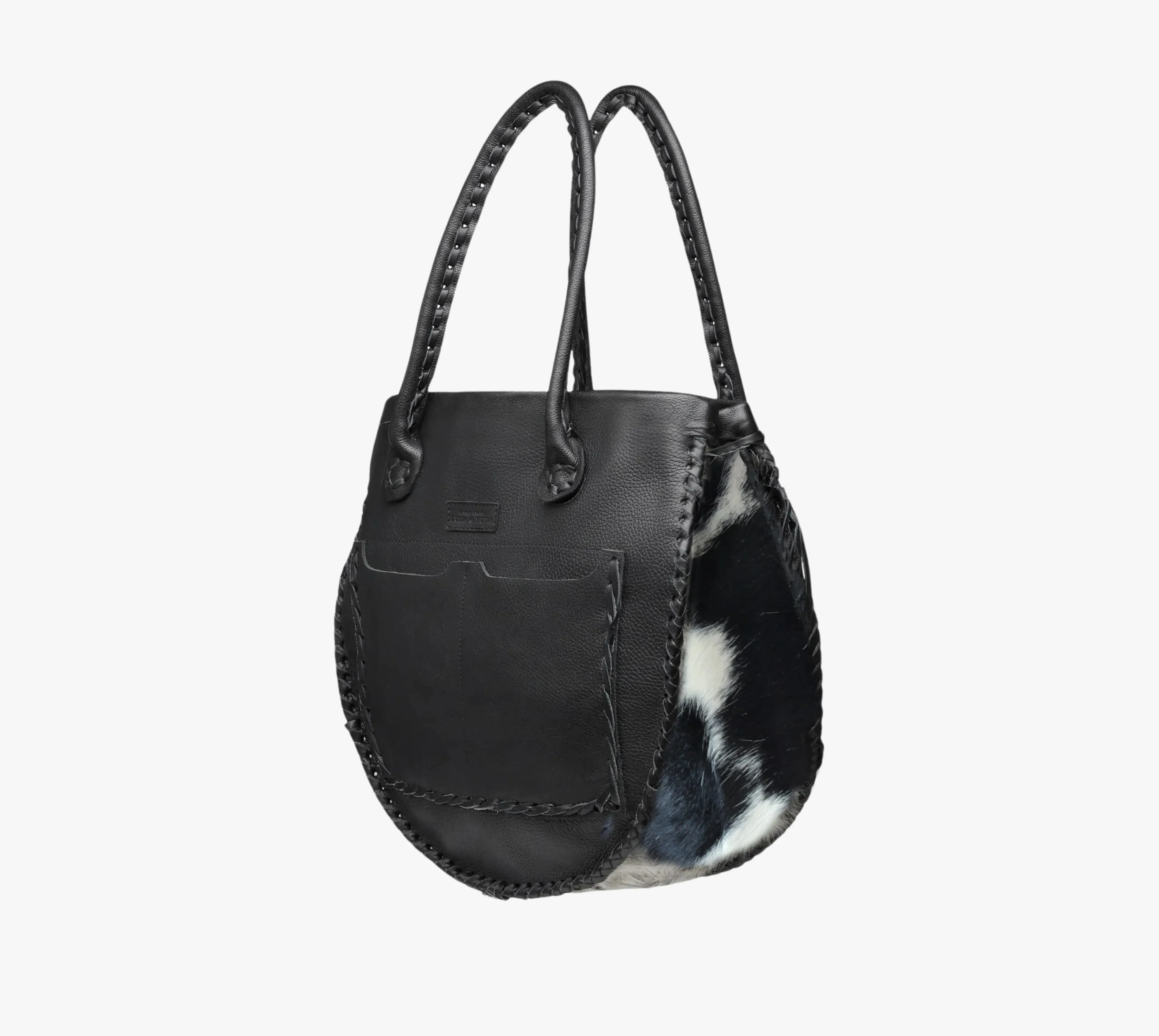 Uxmal Black Cowhide Bottom