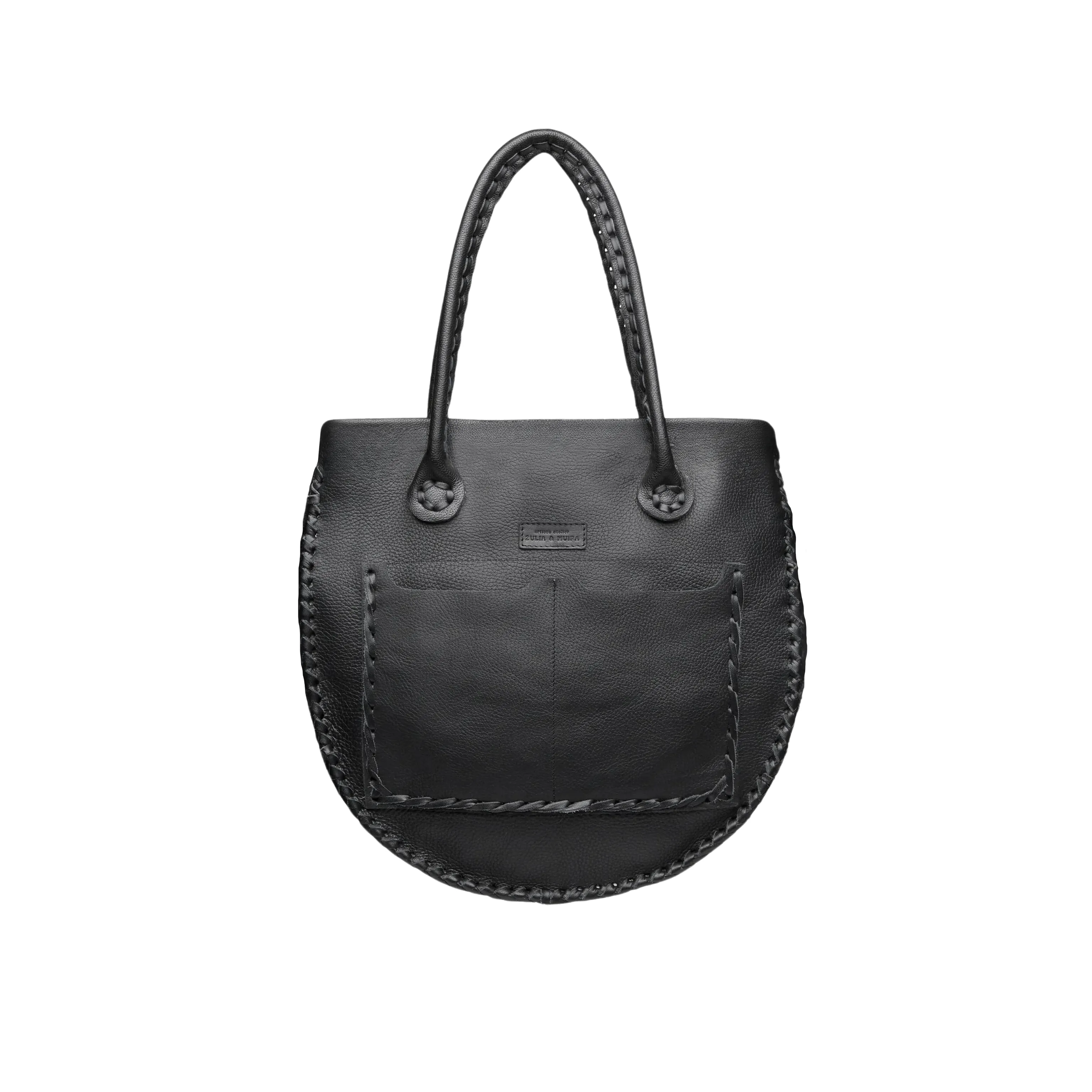 Uxmal Black Cowhide Bottom