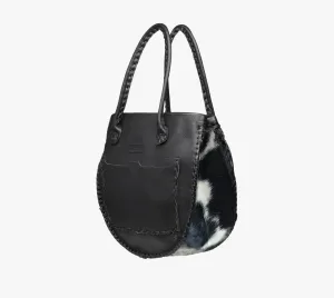 Uxmal Black Cowhide Bottom