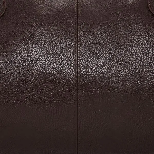 Vegan Leather Duffle Bag - Gunner Brown