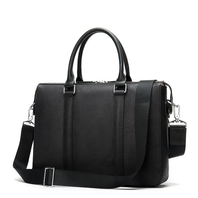 Vintage Fashion Solid Color Leather Handbags With Adjustable Strap