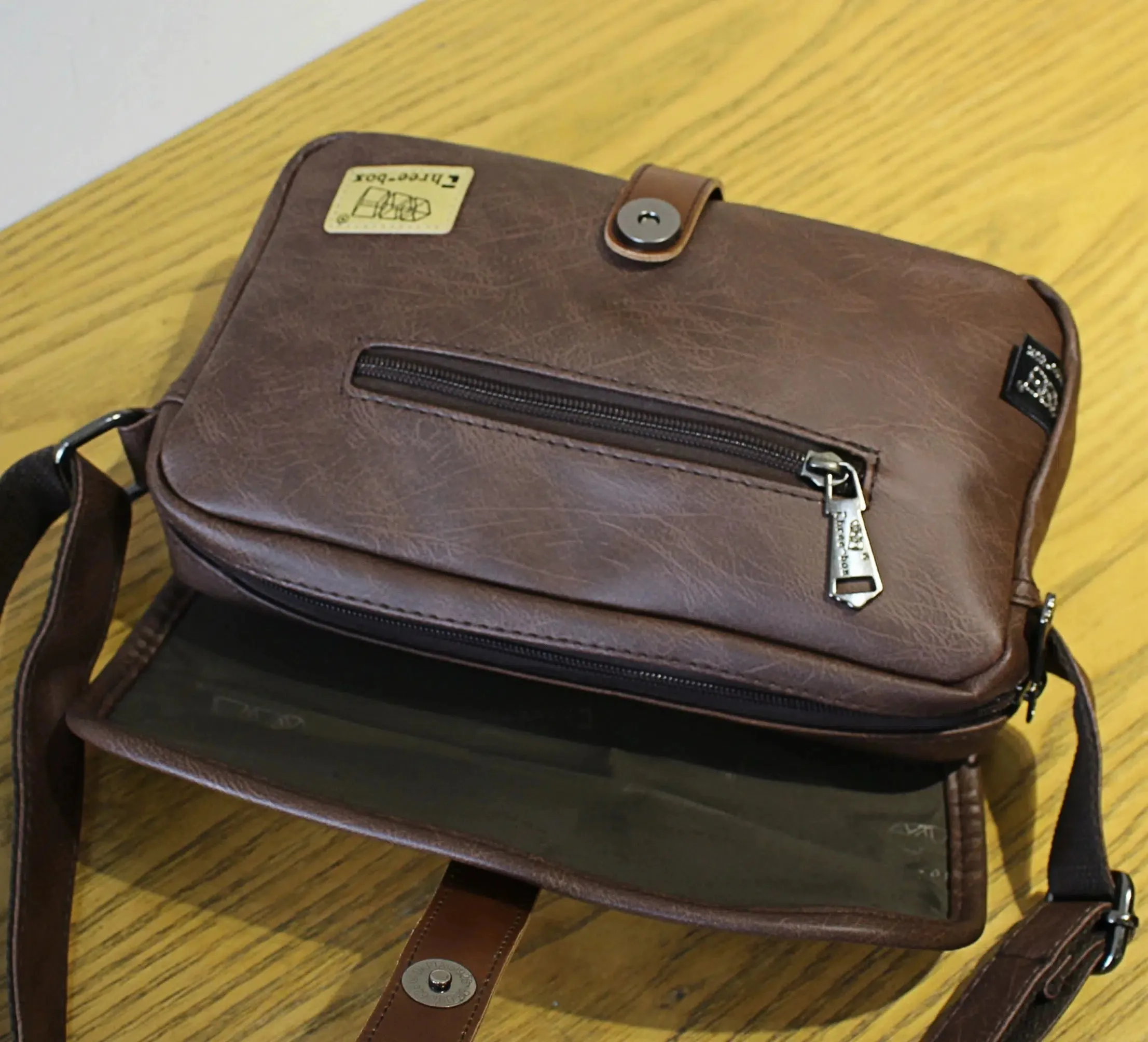 Vintage Leather Crossbody Bag