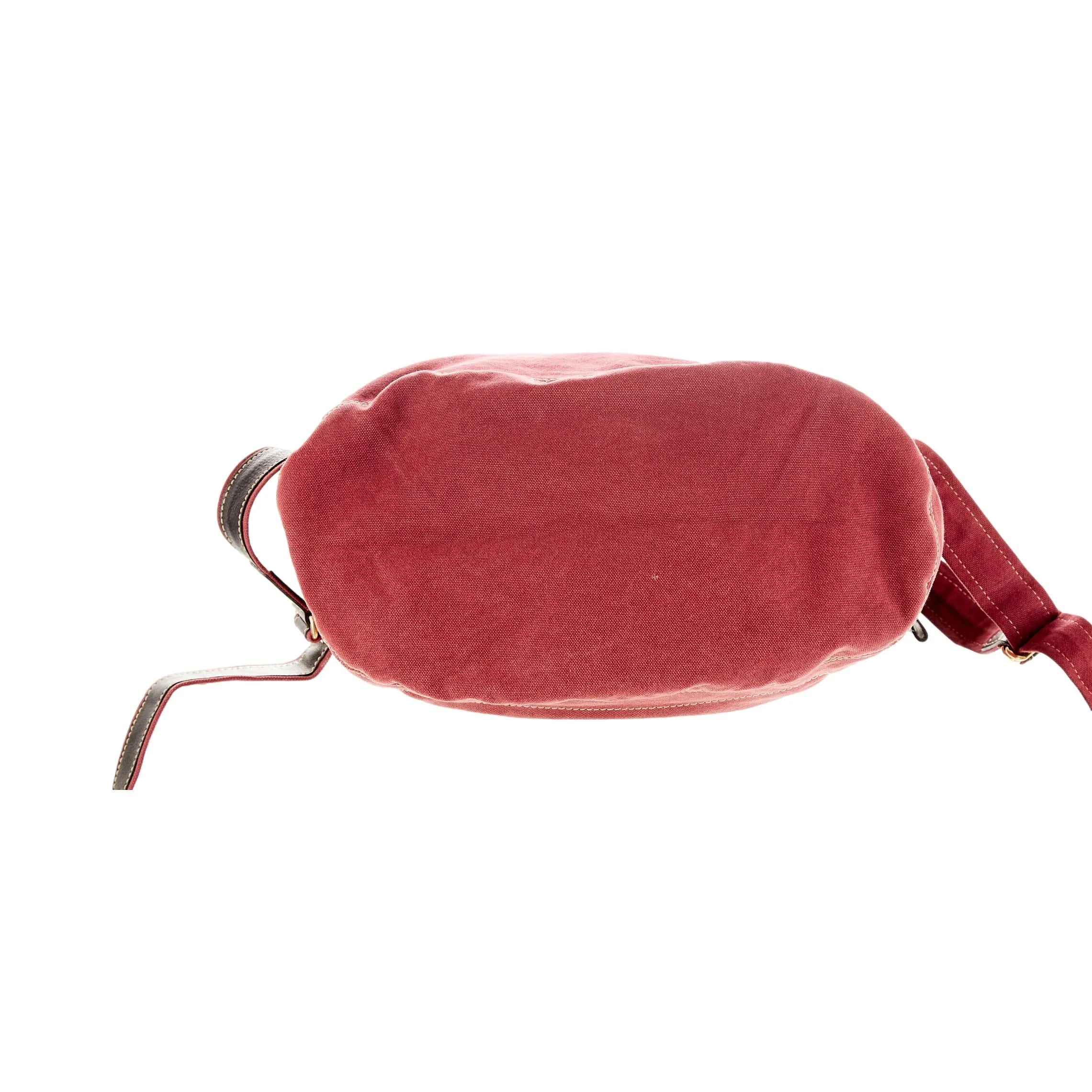 Vivienne Westwood Red Canvas Logo Backpack