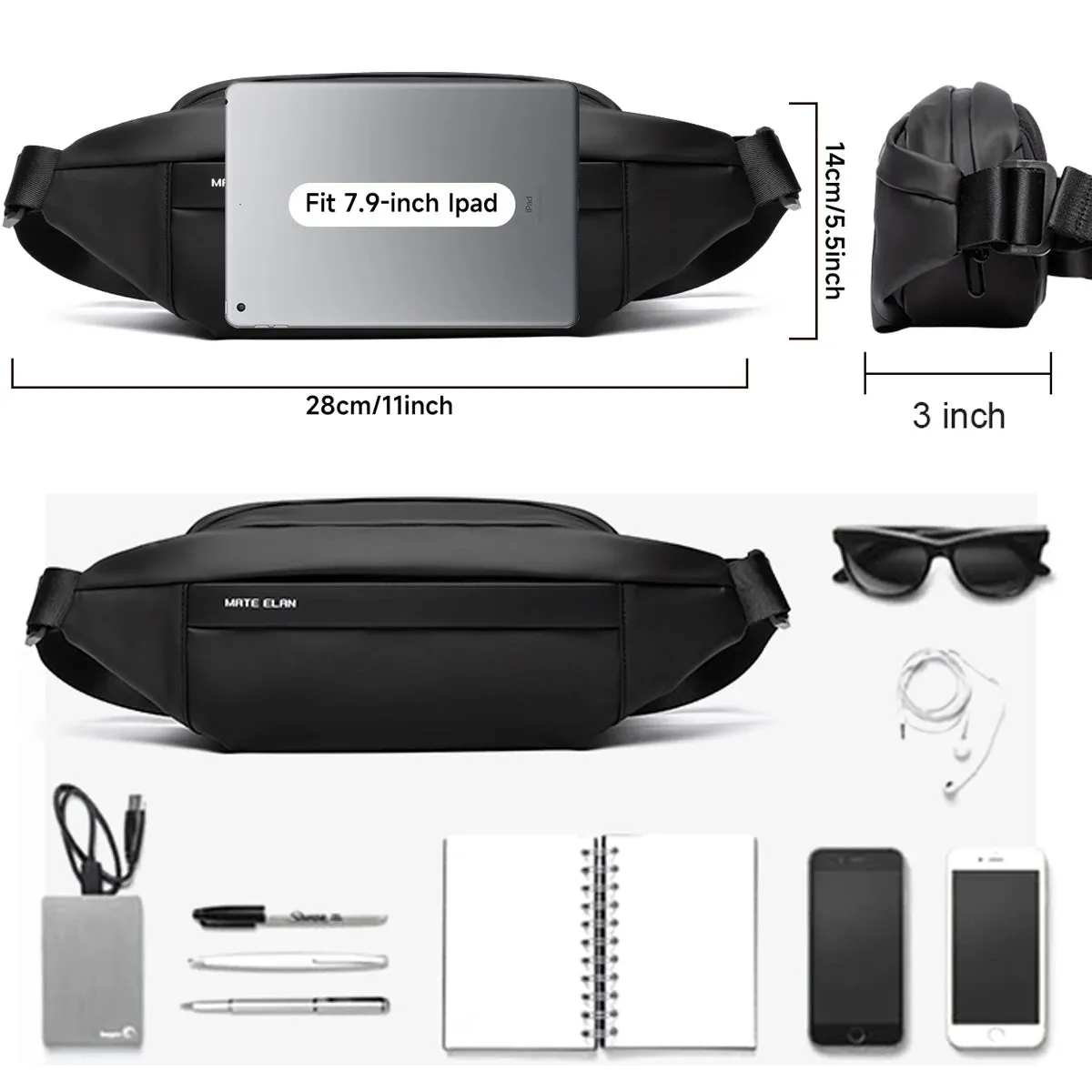 Waterproof Chest Crossbody Bag