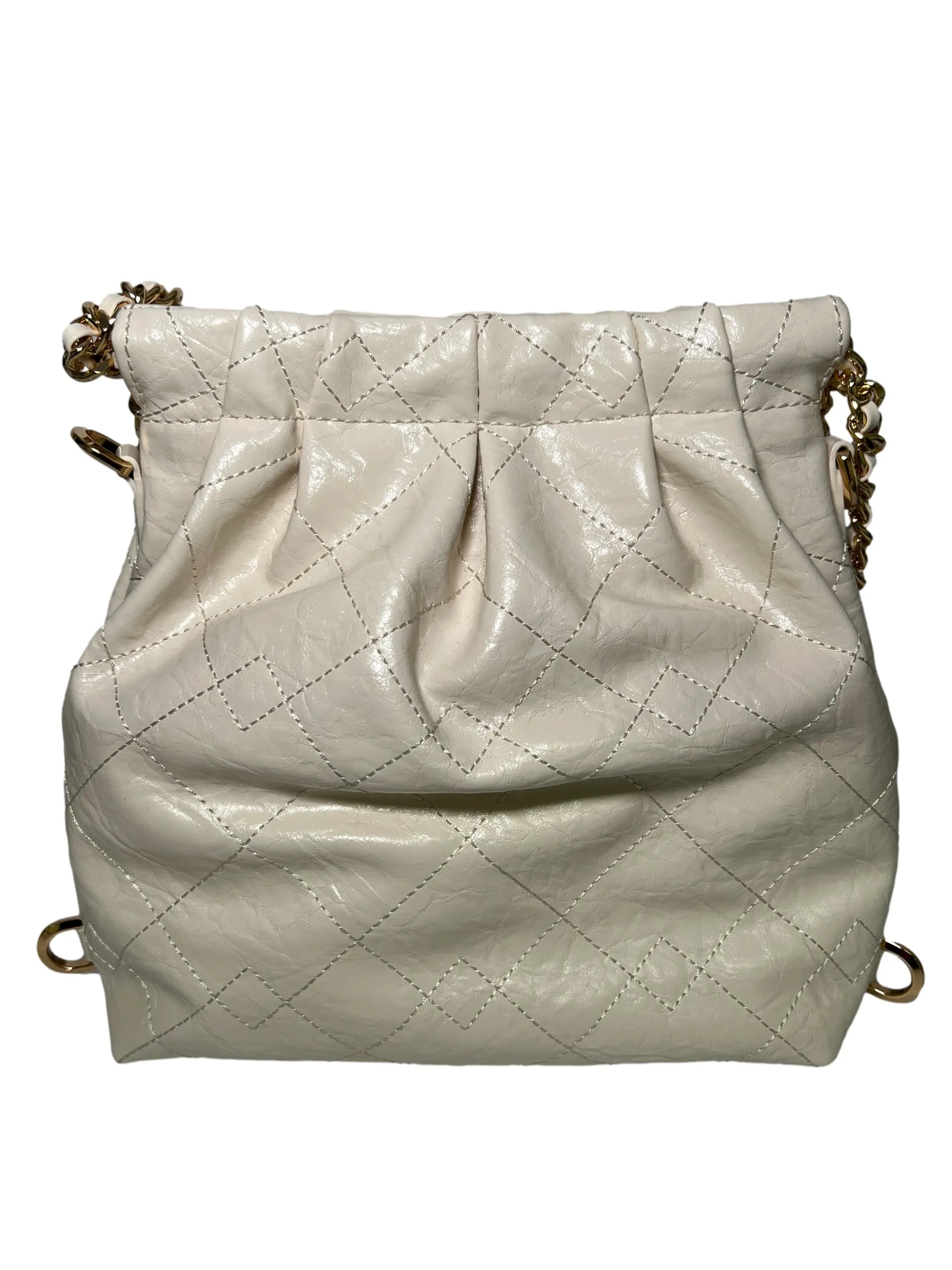 White Pu Leather Mini Bag