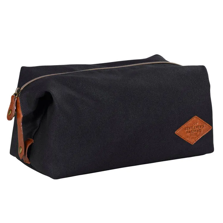 Wild & Wolf Gentlemen's Hardware Wax-Canvas Wash Bag