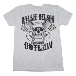 Willie Nelson Outlaw Skull T-Shirt