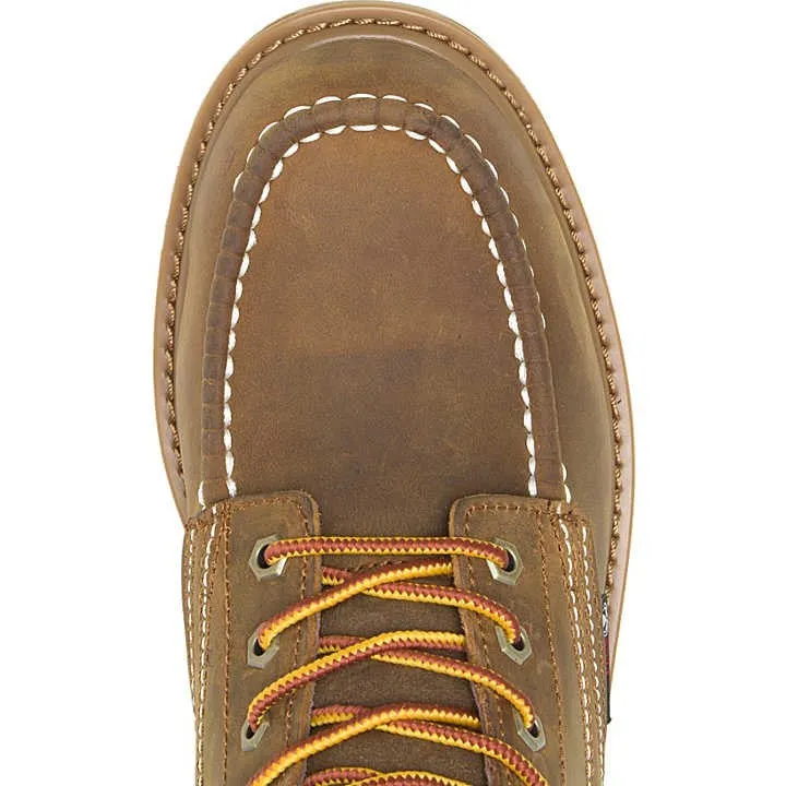 Wolverine Men's Floorhand 6" Moc Toe WP Work Boot- Tan- W080139