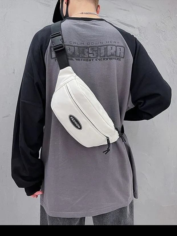 Women's & Men's & Canvas Simple Fashion Men's Chest Bags