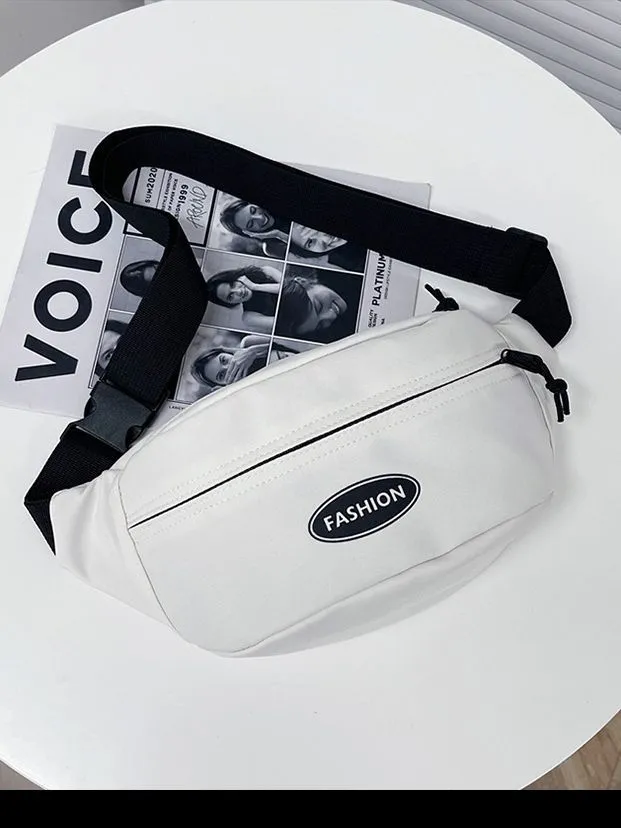 Women's & Men's & Canvas Simple Fashion Men's Chest Bags