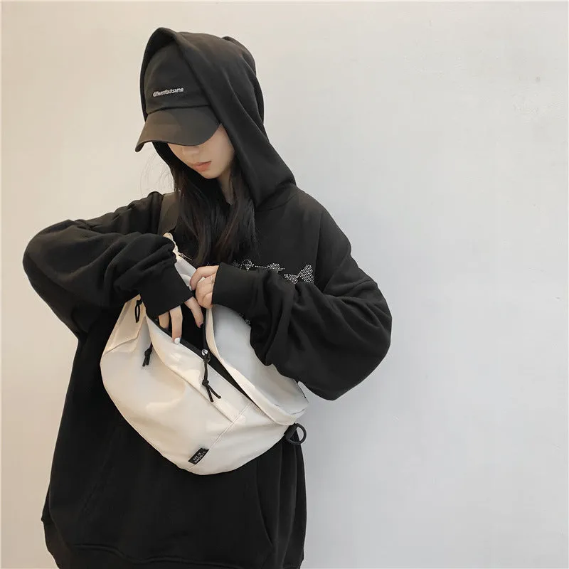 Women's & Men's & Korean Style Nylon Cloth Fashion Shoulder Bags