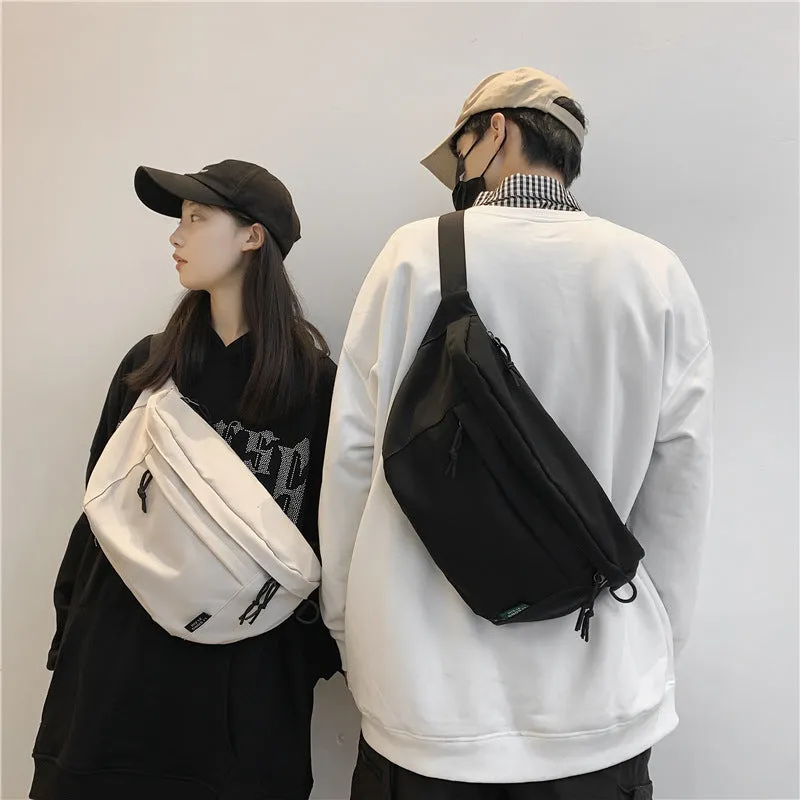 Women's & Men's & Korean Style Nylon Cloth Fashion Shoulder Bags
