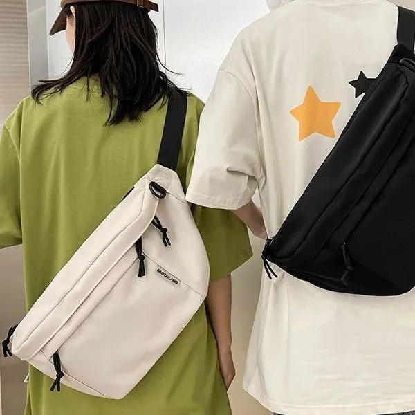 Women's & Men's & Trendy Boys Large Fashion Men's Chest Bags