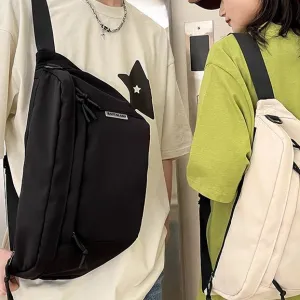 Women's & Men's & Trendy Boys Large Fashion Men's Chest Bags
