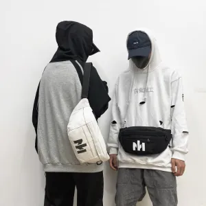 Women's & Men's & Trendy Korean Style Oxford Cloth Men's Chest Bags