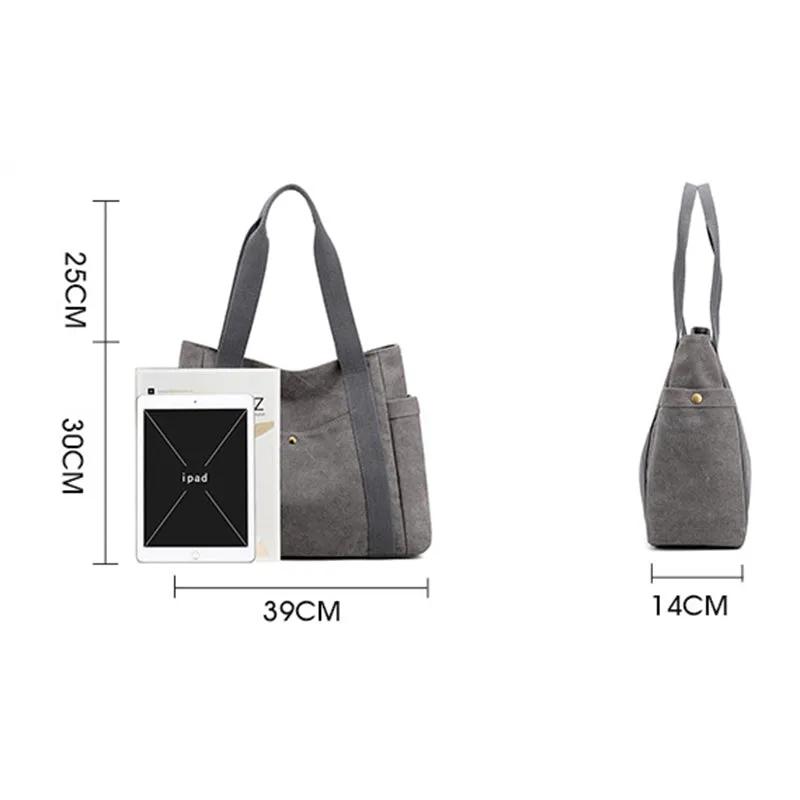 Women's Best Retro Korean Style Canvas Handbags