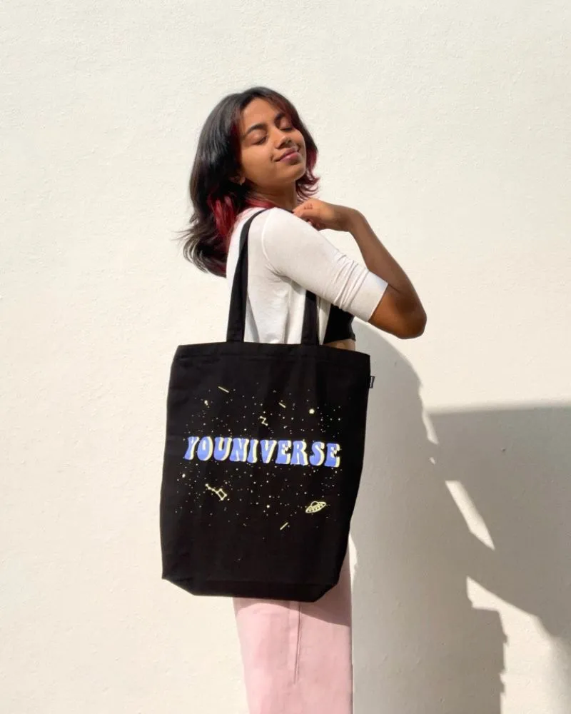 Zipper Tote Bag - Youniverse