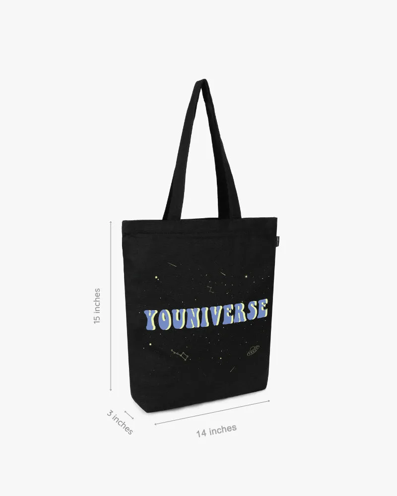 Zipper Tote Bag - Youniverse